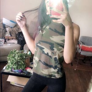 Trendy Camo tank top